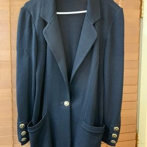 High End St. Johns Knitted Black Jacket